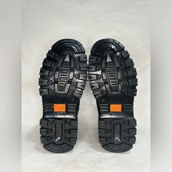 SNK - Boots - Black - Oil Resistant Sole - Men's Size 43EU/8.5US - New W/Tag - Picture 5 of 7